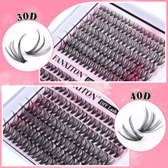 Fanxiton mink-like fiber lashes provide soft, natural-feel extensions.