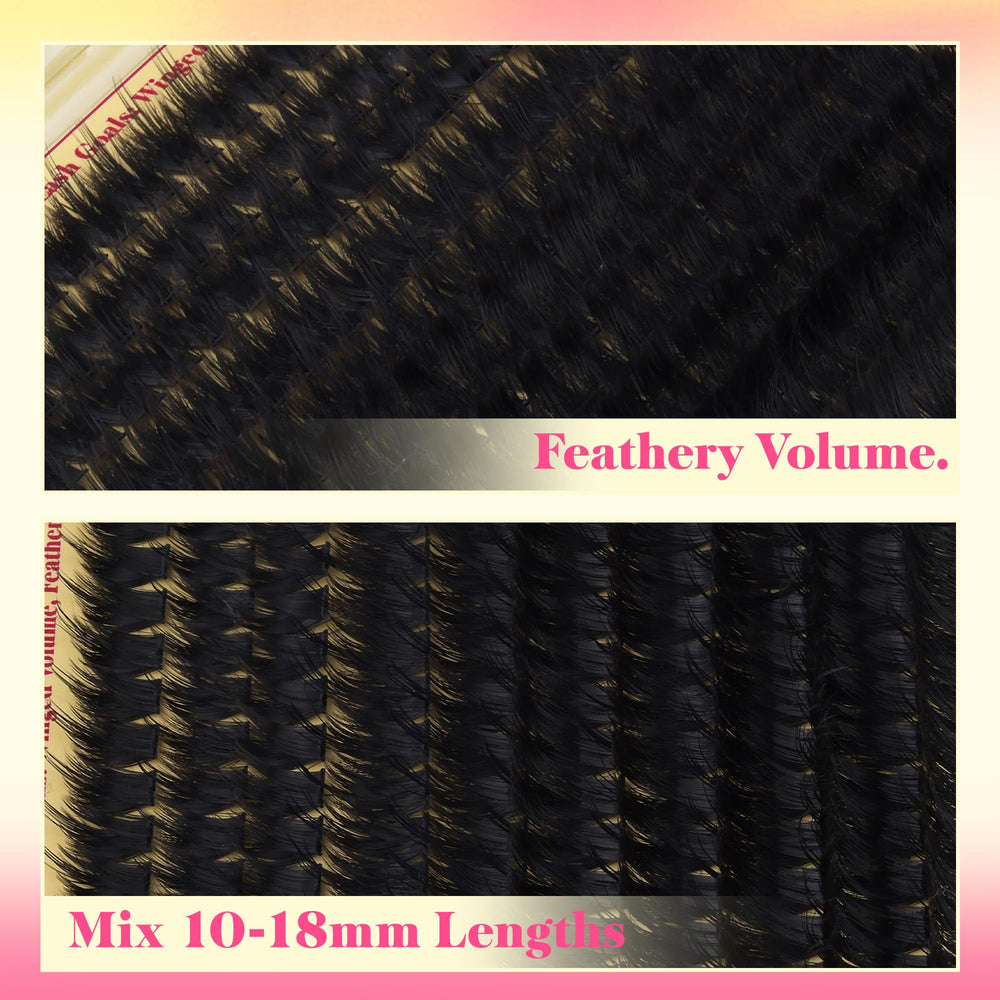 FANXITON reusable fluffy lash clusters for multiple occasions.