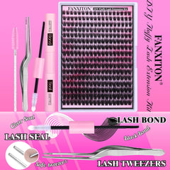 FanXiton safe eyelash tweezers provide precise, non-sharp handling.