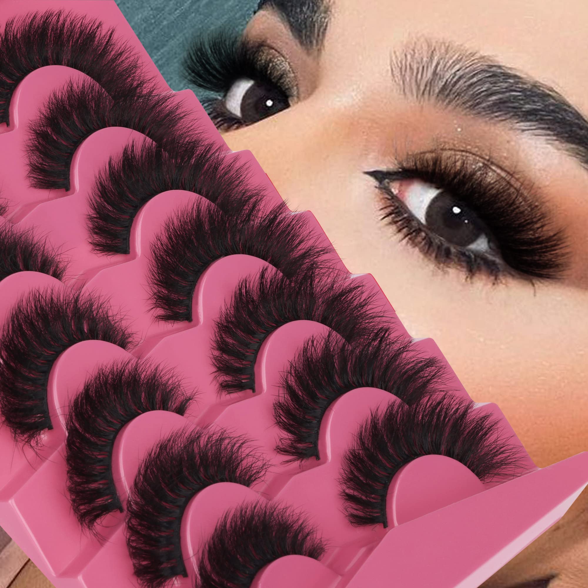 FANXITON silk-fiber lashes mimic mink softness for feather-light comfort