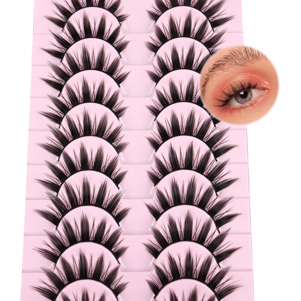 FANXITON spiky cosplay lashes for standout evening glam.