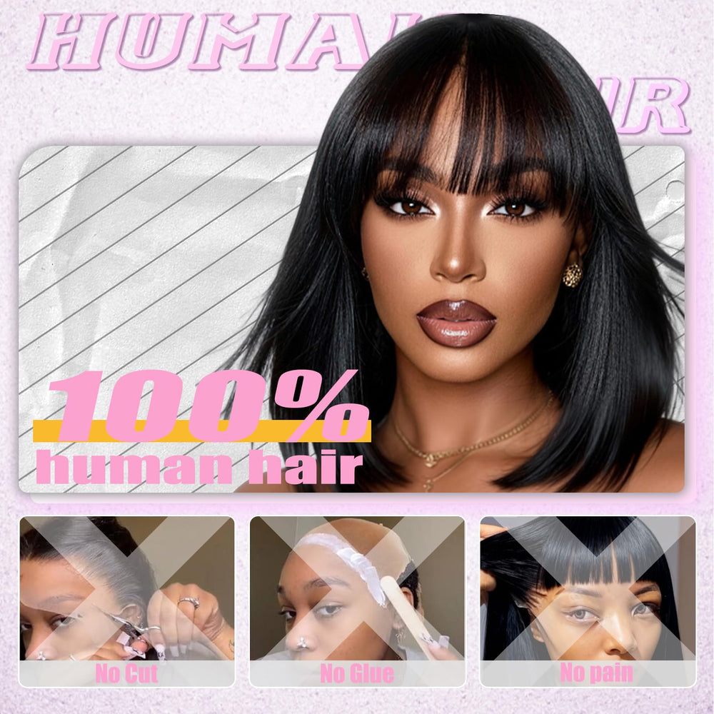 Farblick wear and go glueless wig for quick styling without glue.