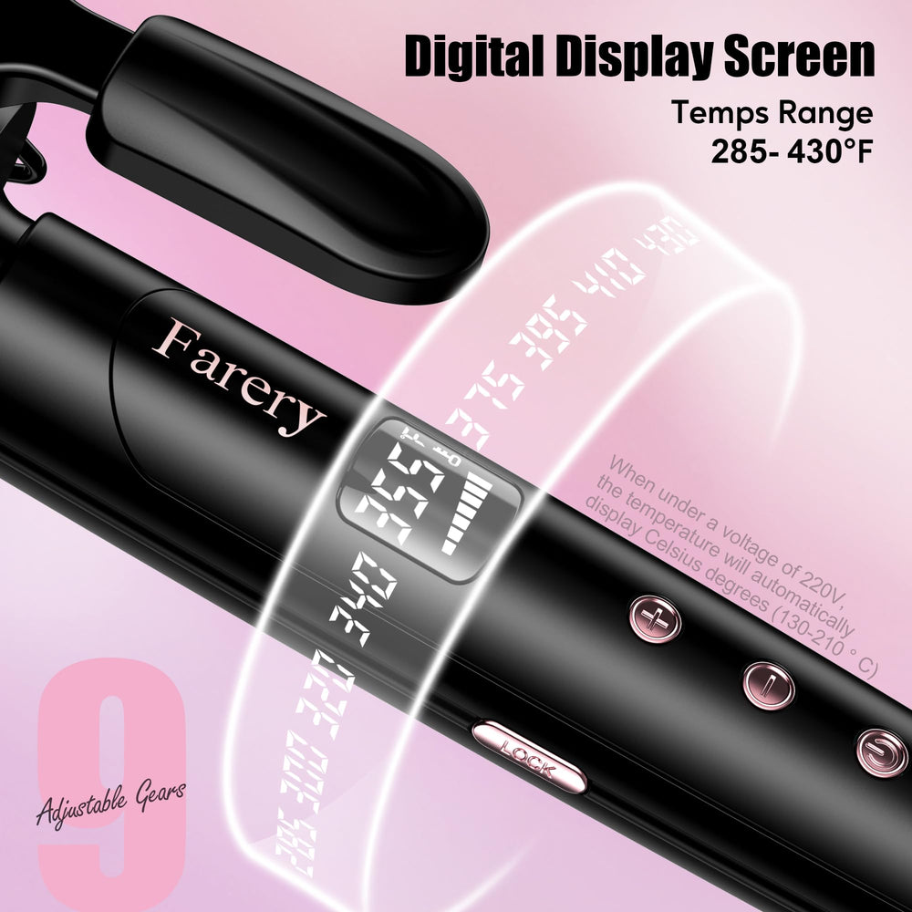 Farery 360 swivel cord keeps cords tangle-free during styling.