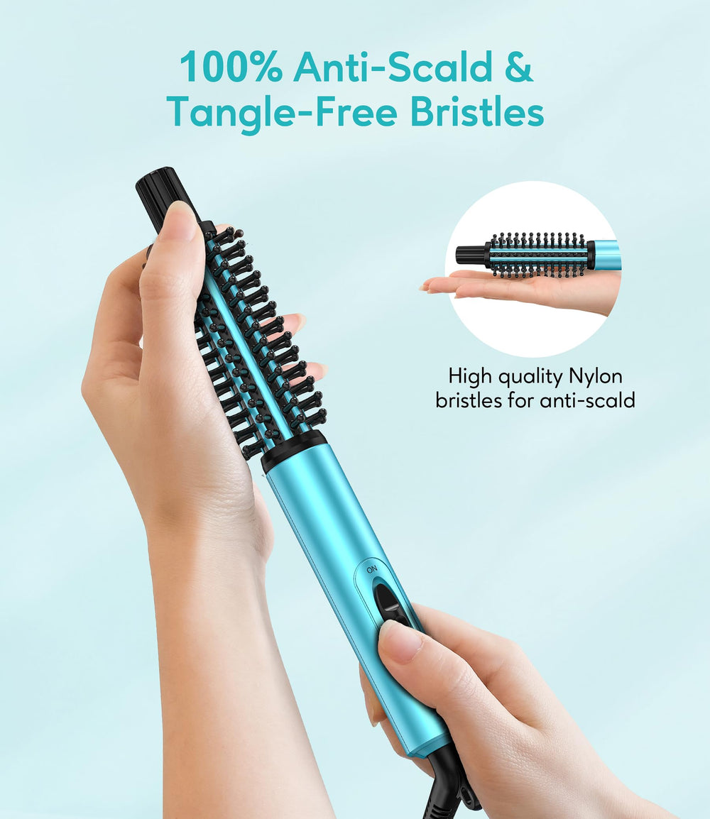 Farery 360-degree swivel cord prevents tangles during styling sessions.