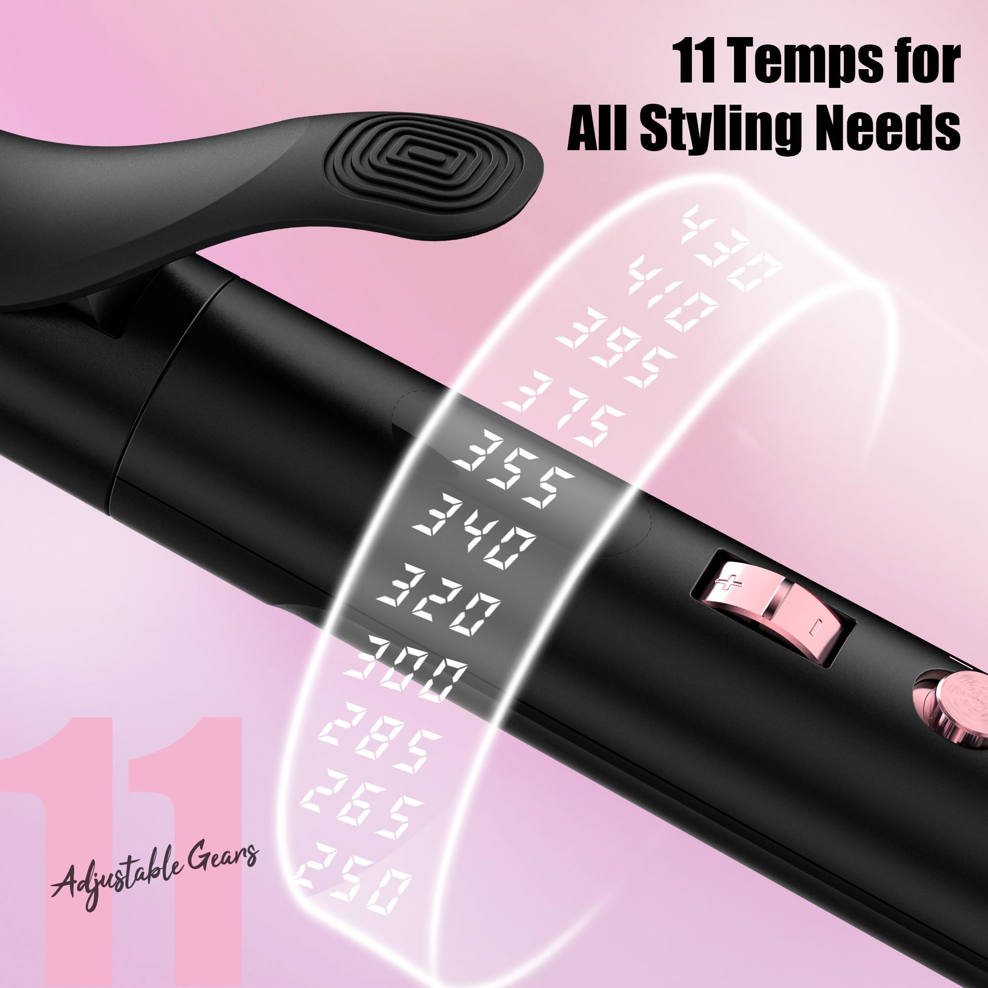 FARERY cool tip anti-scald feature for safe handling during styling