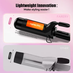 Farery digital display shows 9 heat settings for precise control.