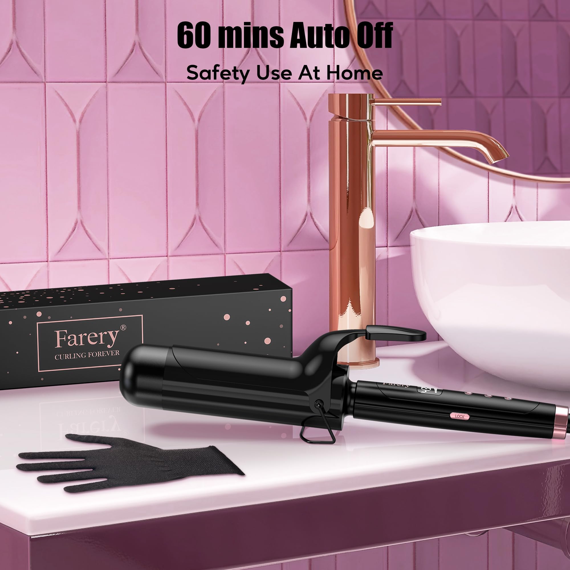 Farery dual voltage 100-240V makes it travel-ready worldwide.