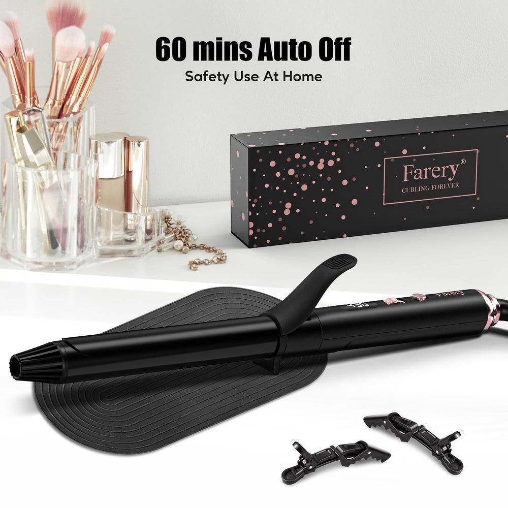 Farery included alligator clips and silicone pad for organized styling