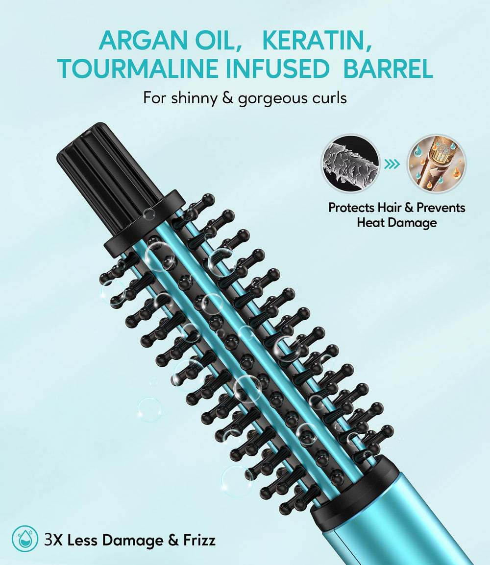 Farery lightweight travel hot brush for easy on-the-go use.
