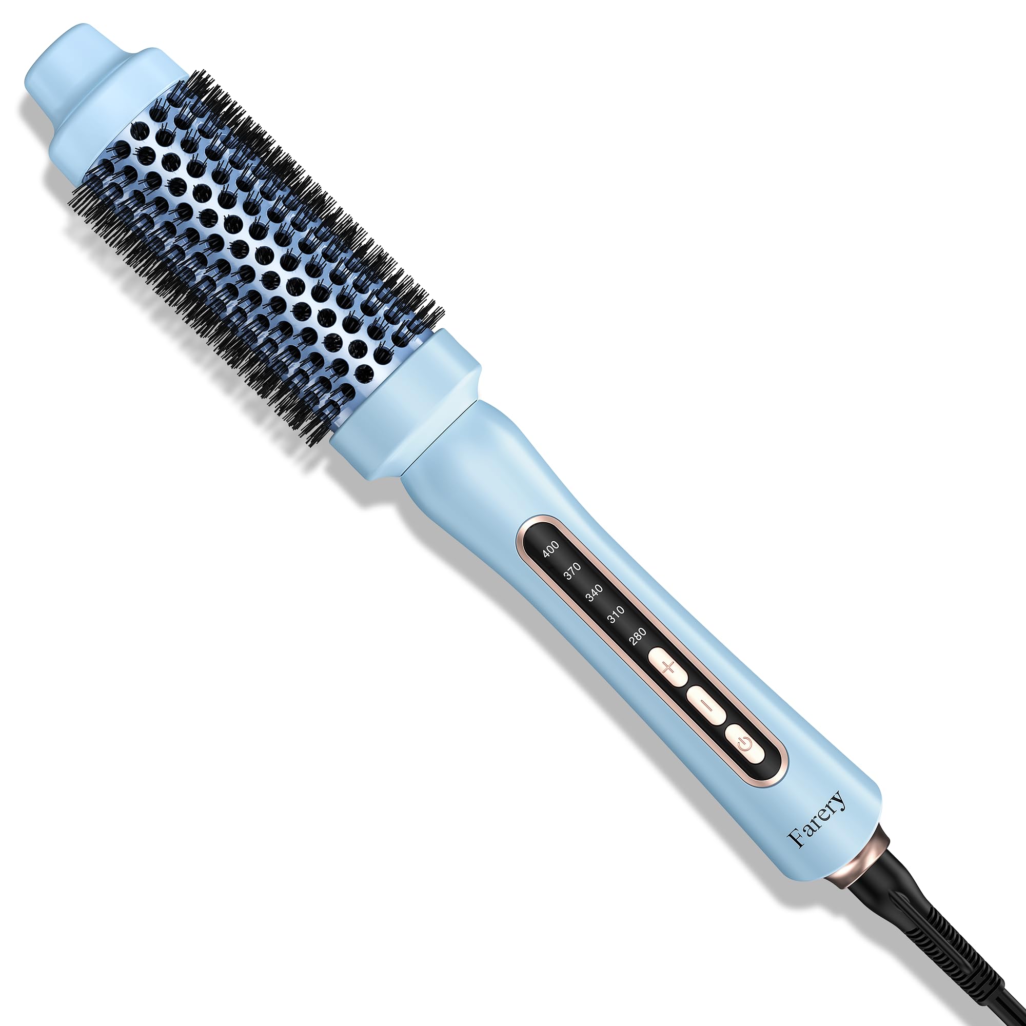 Farery Thermal Brush blue package front, ready for quick salon-style styling at home