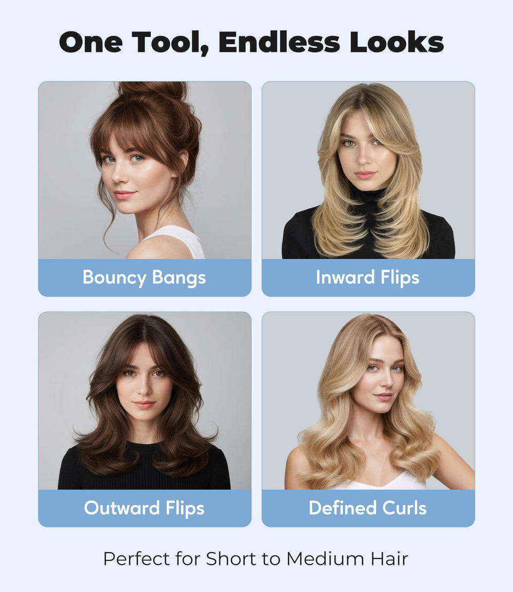 Farery Thermal Brush safe features close-up highlights cool-tip and auto shut-off