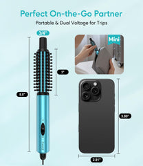 Farery three-quarter-inch ceramic barrel delivers smooth curls on demand.