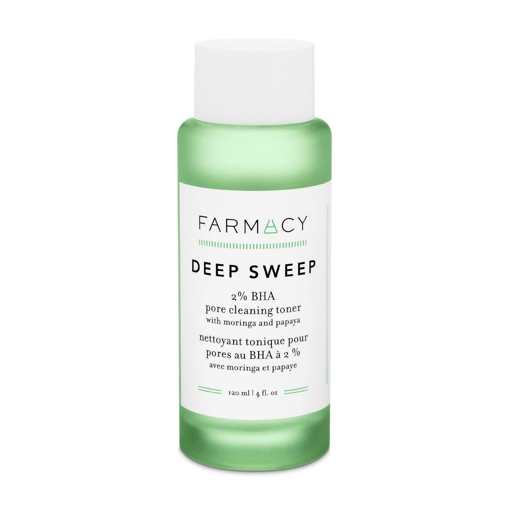Farmacy 2% Salicylic Acid Toner bottle close-up for easy daily application