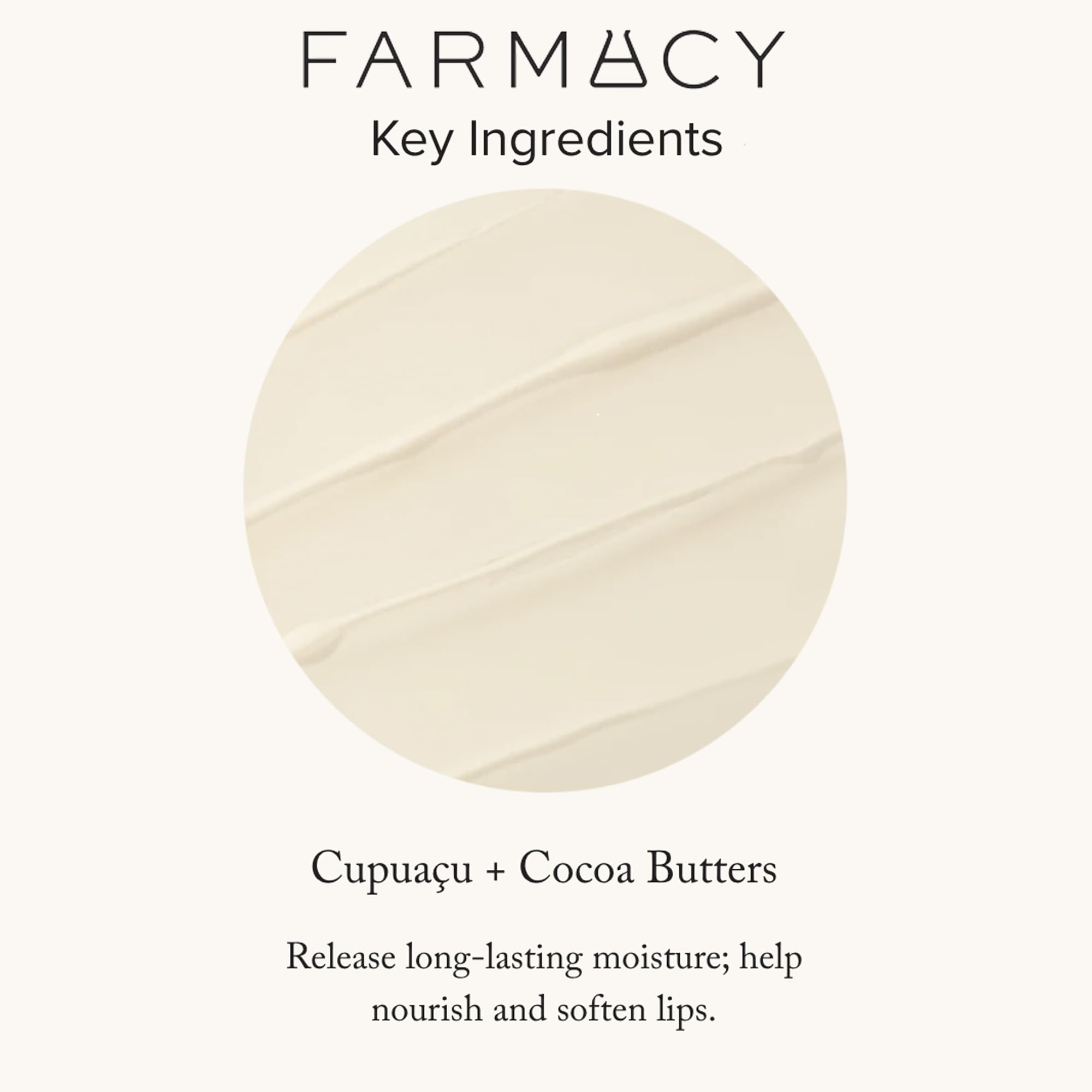 Farmacy textura sedosa para uso diario, mantiene labios hidratados