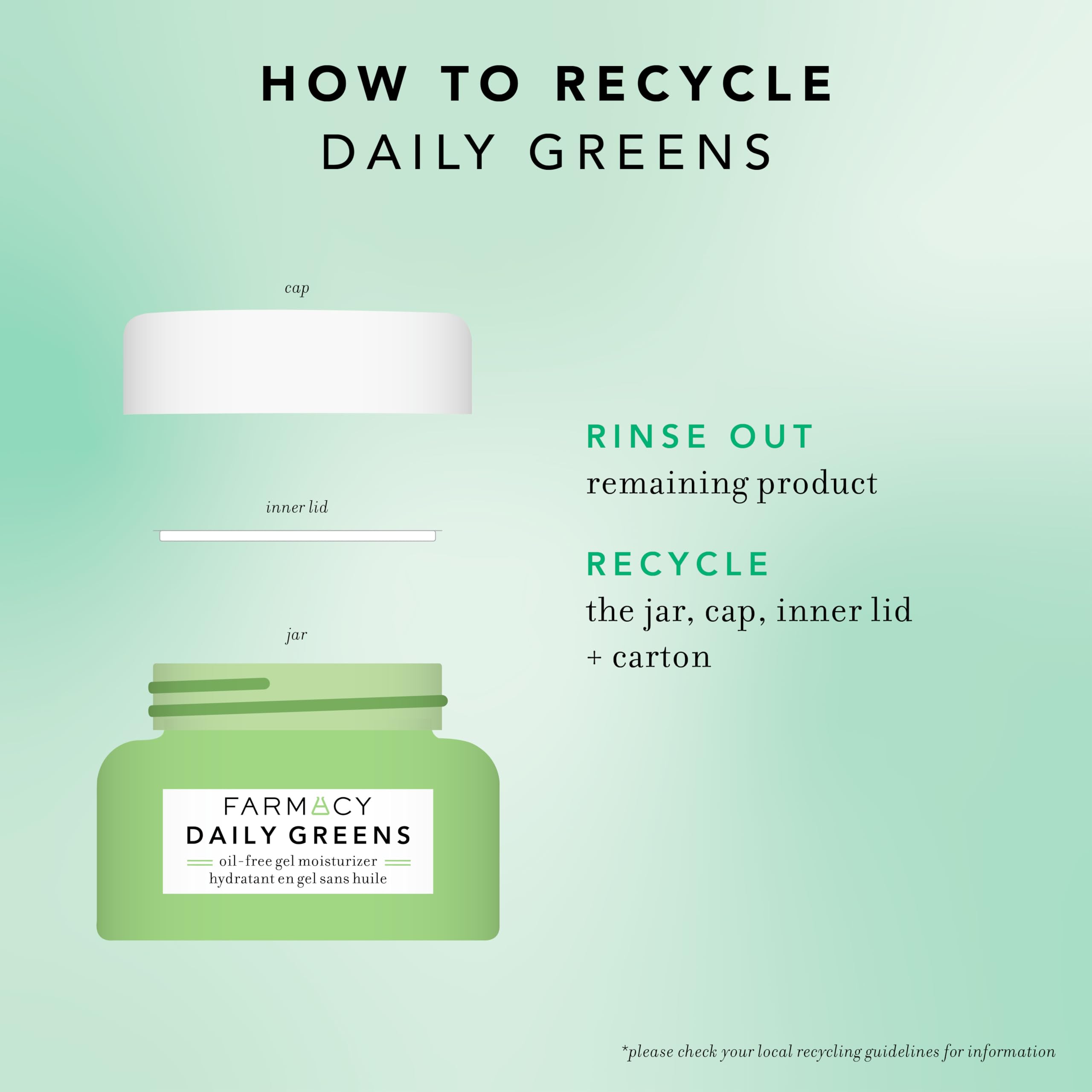 Farmacy Daily Greens suits oily and combination skin with balanced hydration.