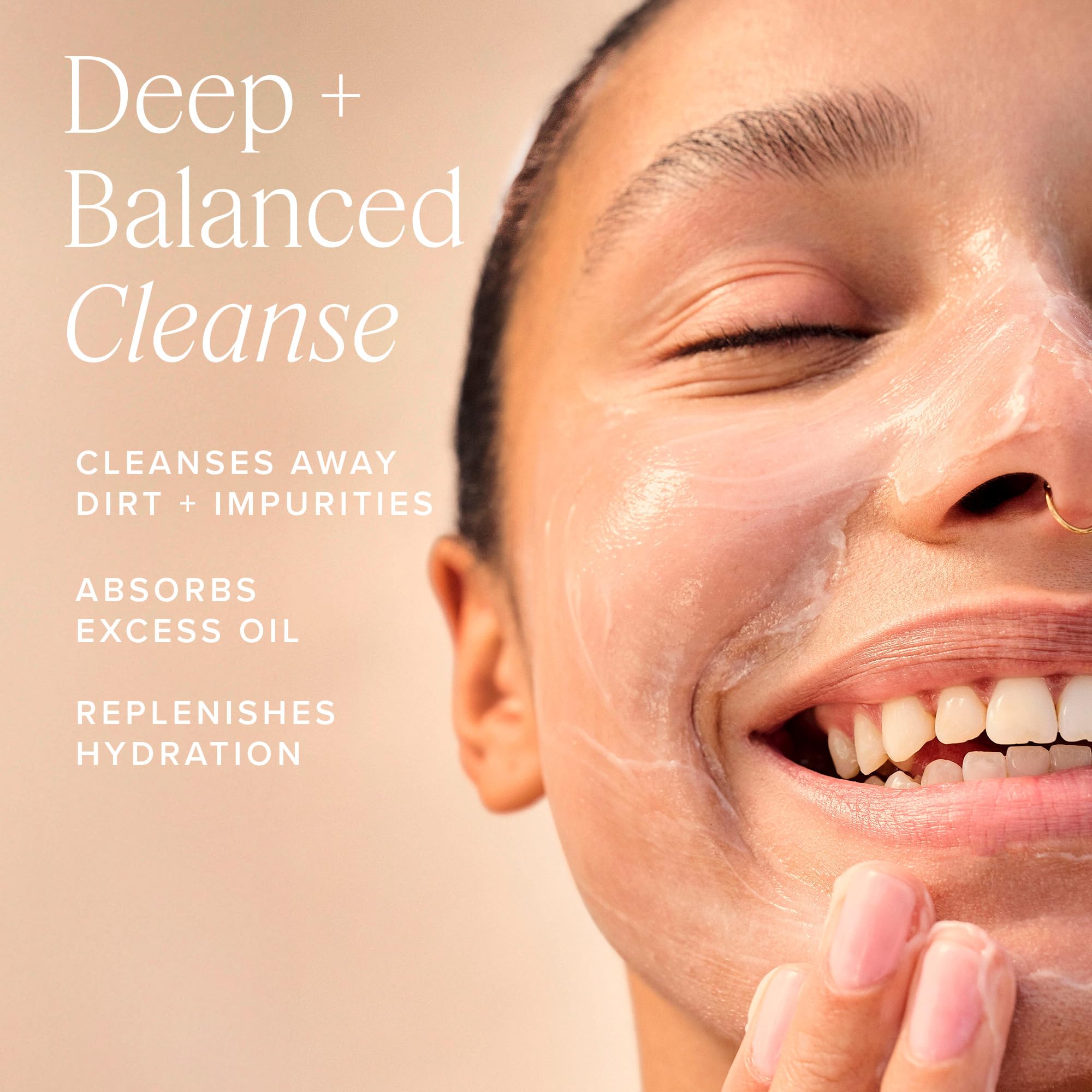 Farmacy Foaming Face Wash moringa extract highlights pollution removal and skin clarity.