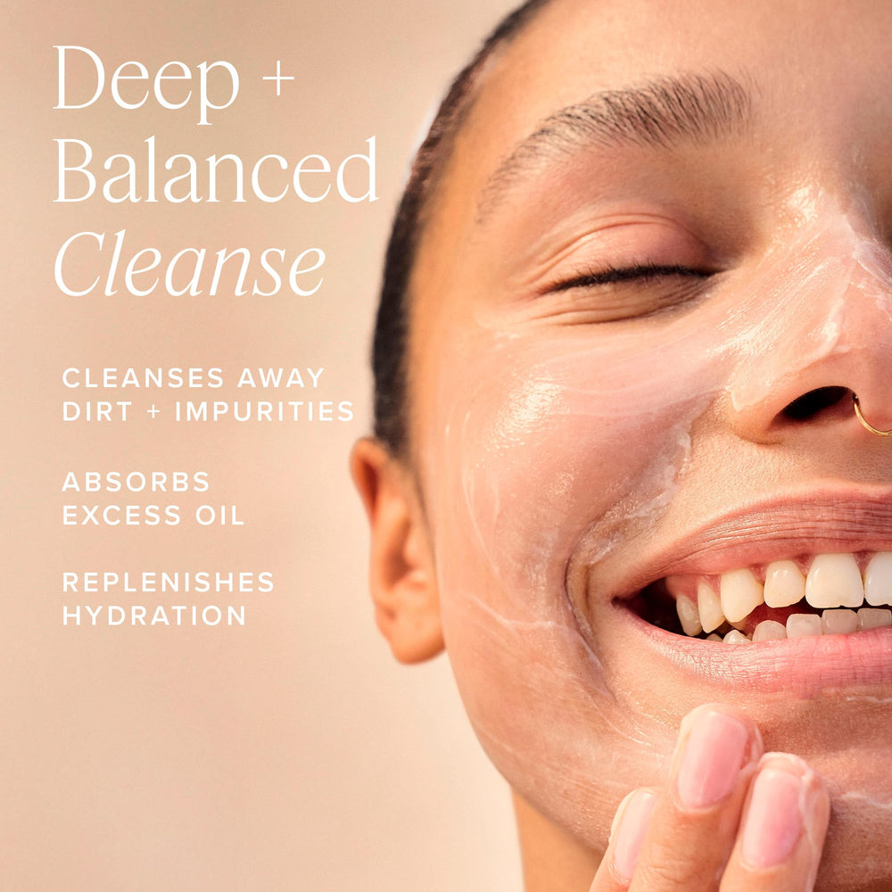 Farmacy Foaming Face Wash moringa extract highlights pollution removal and skin clarity.