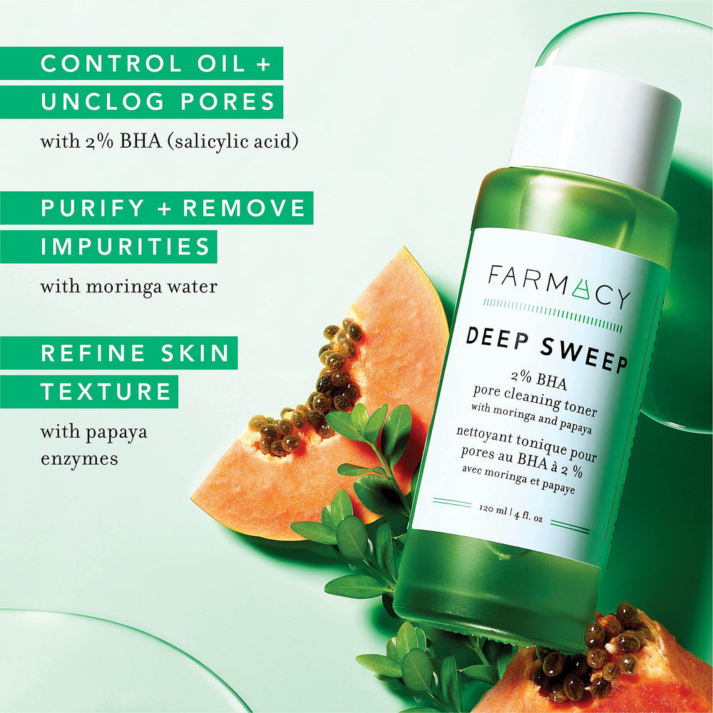 Farmacy toner pump-dispense action shows mess-free, precise application