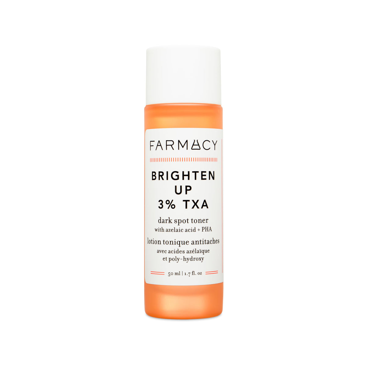 Farmacy tónico TXA 3% brillo facial para unificar tono y luminosidad.