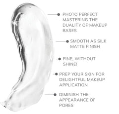 Oil-free texture reduces shine while supporting a smoother foundation finish.