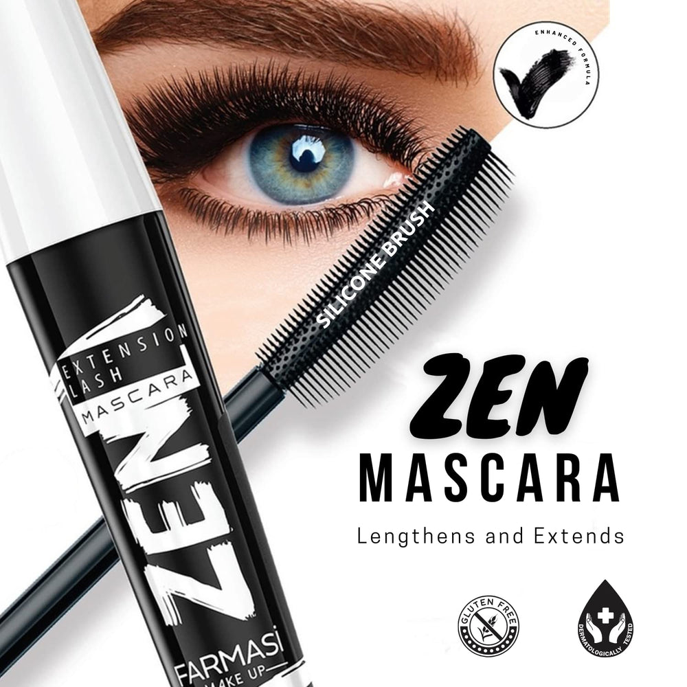 Farmasi Zen Extension Lash Mascara resistencia a manchas para uso diario