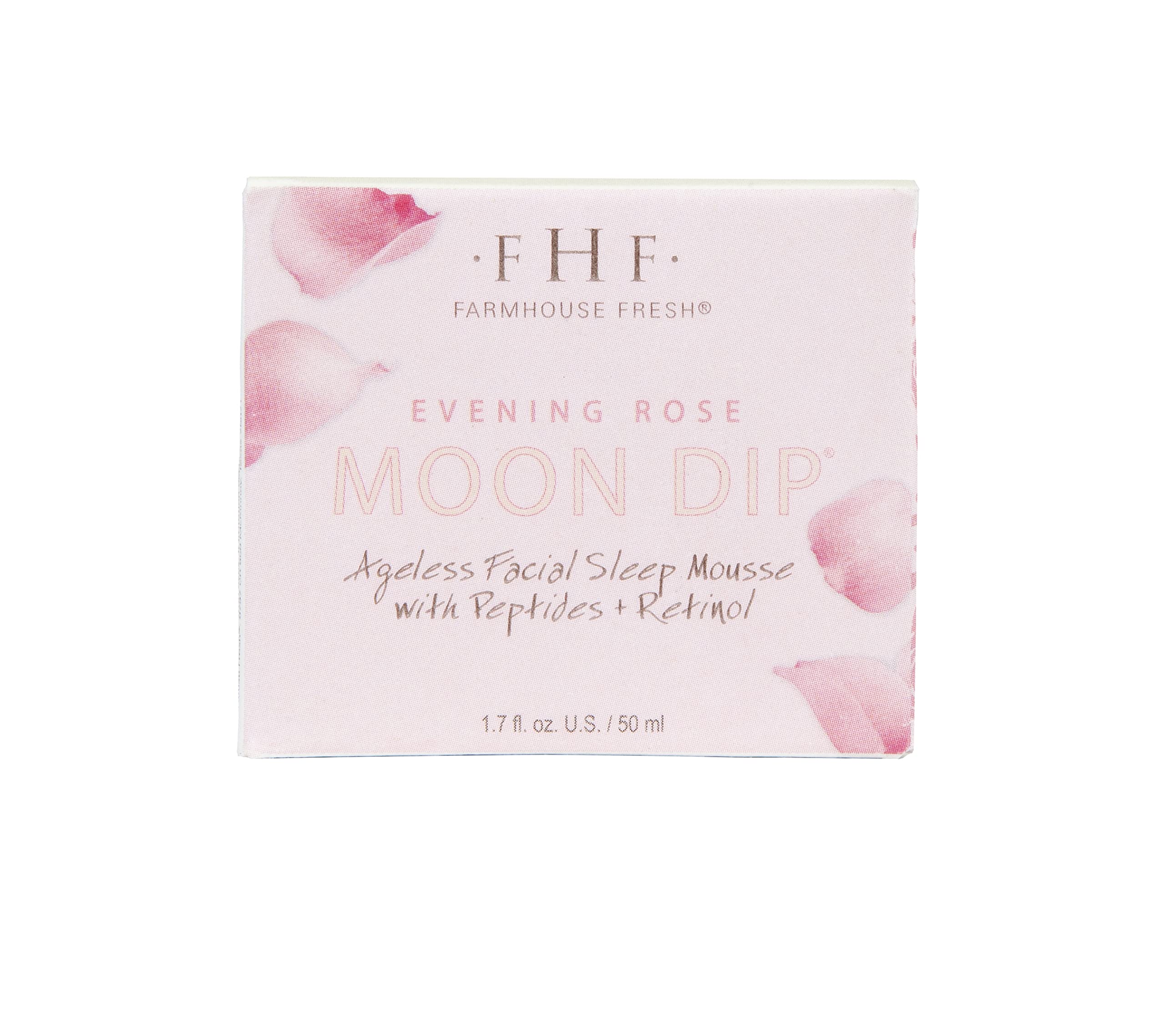 FarmHouse Fresh Evening Rose Moon Dip mousse close-up highlighting airy hydration