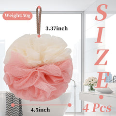 Farmoga soft mesh loofah sponge provides rich lather with minimal soap.
