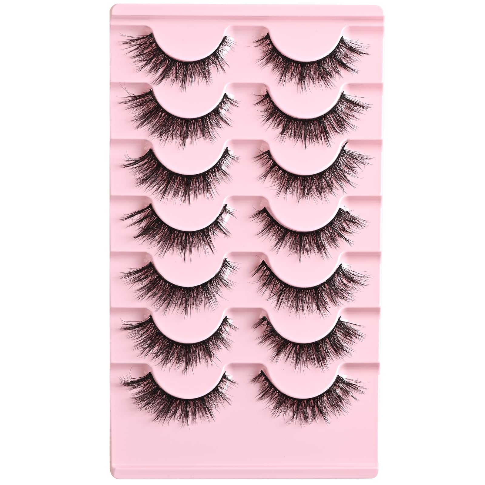 FARRED 14mm tapered lashes create a natural cat-eye effect.