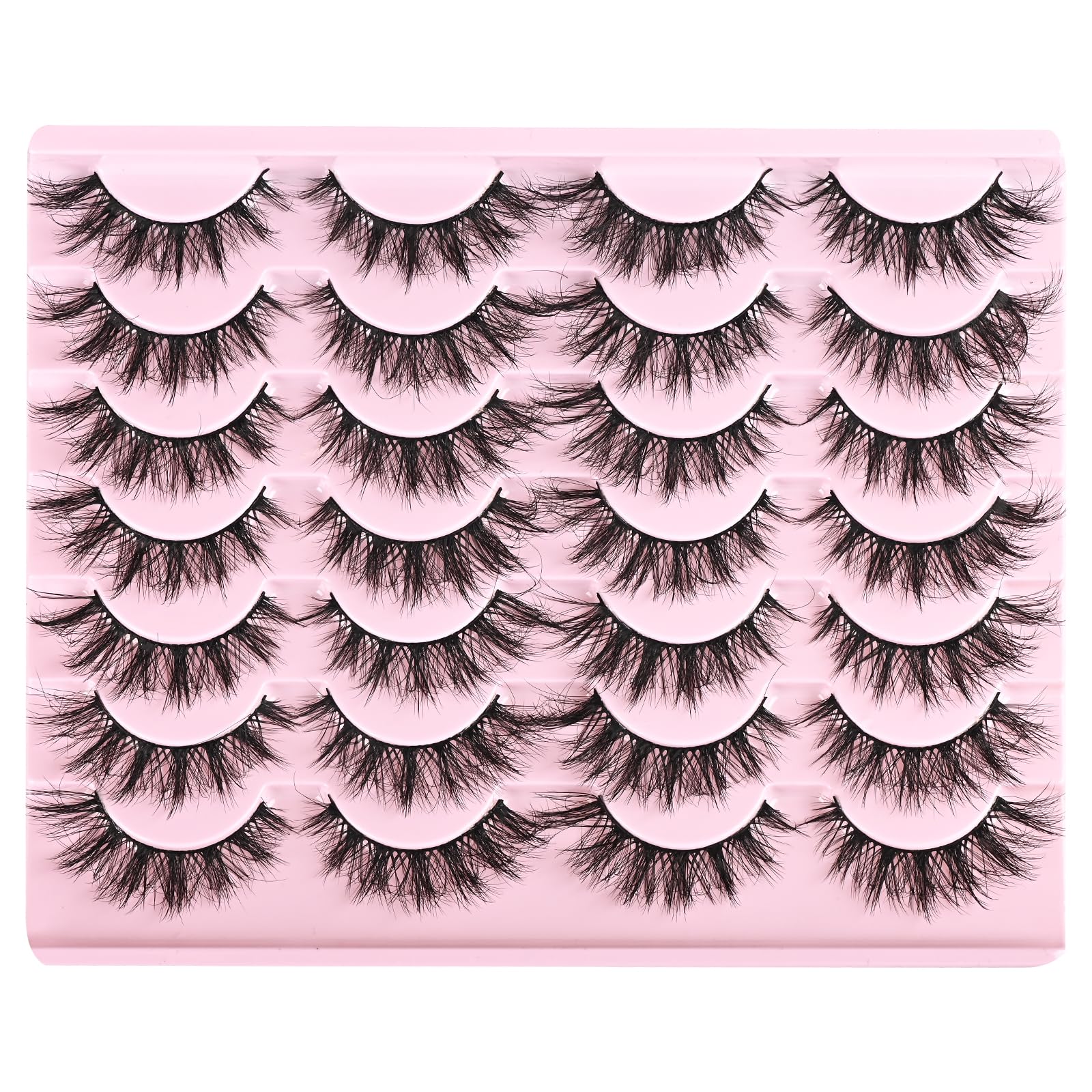 Farred Cat Eye Lashes cat-eye design enhances eye shape with subtle lift.