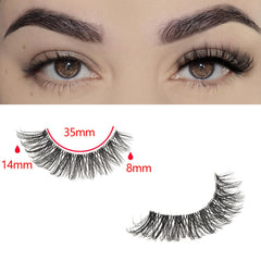 Farred clear-band lashes blend unseen along the lash line for camera-ready results.