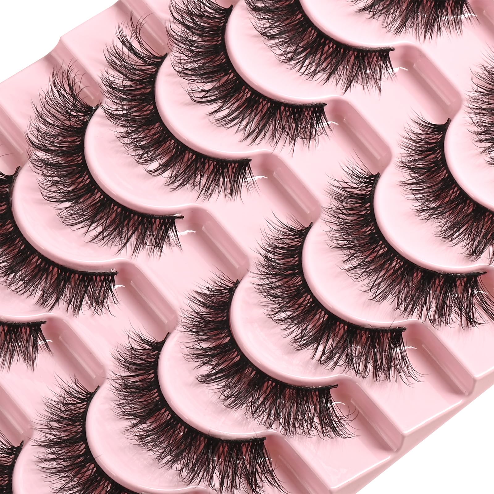 FARRED daily-use reusable false lashes; multiple wear opportunities.