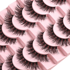 FARRED daily-use reusable false lashes; multiple wear opportunities.