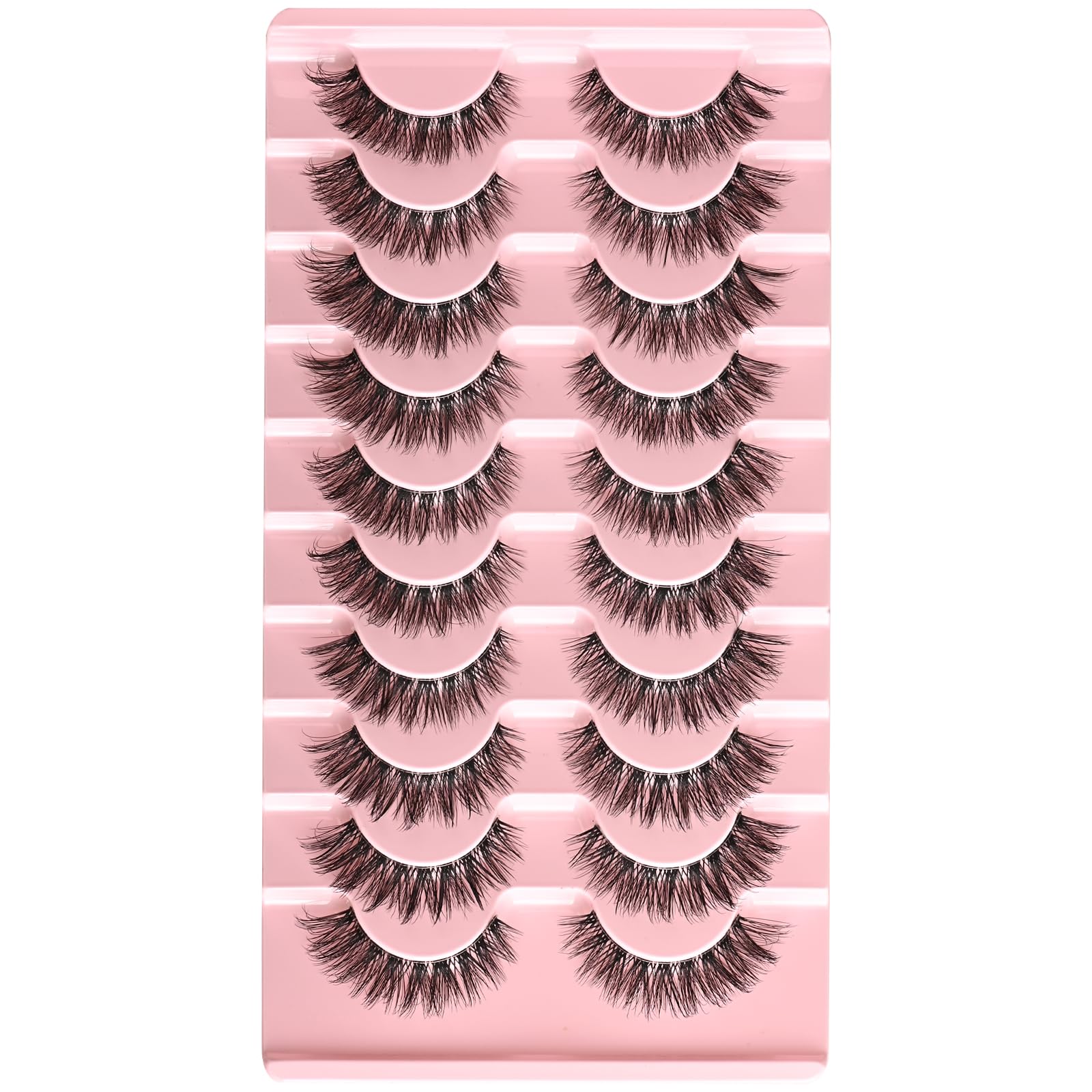 Farred day-to-night lashes transition from daytime to glam evening.