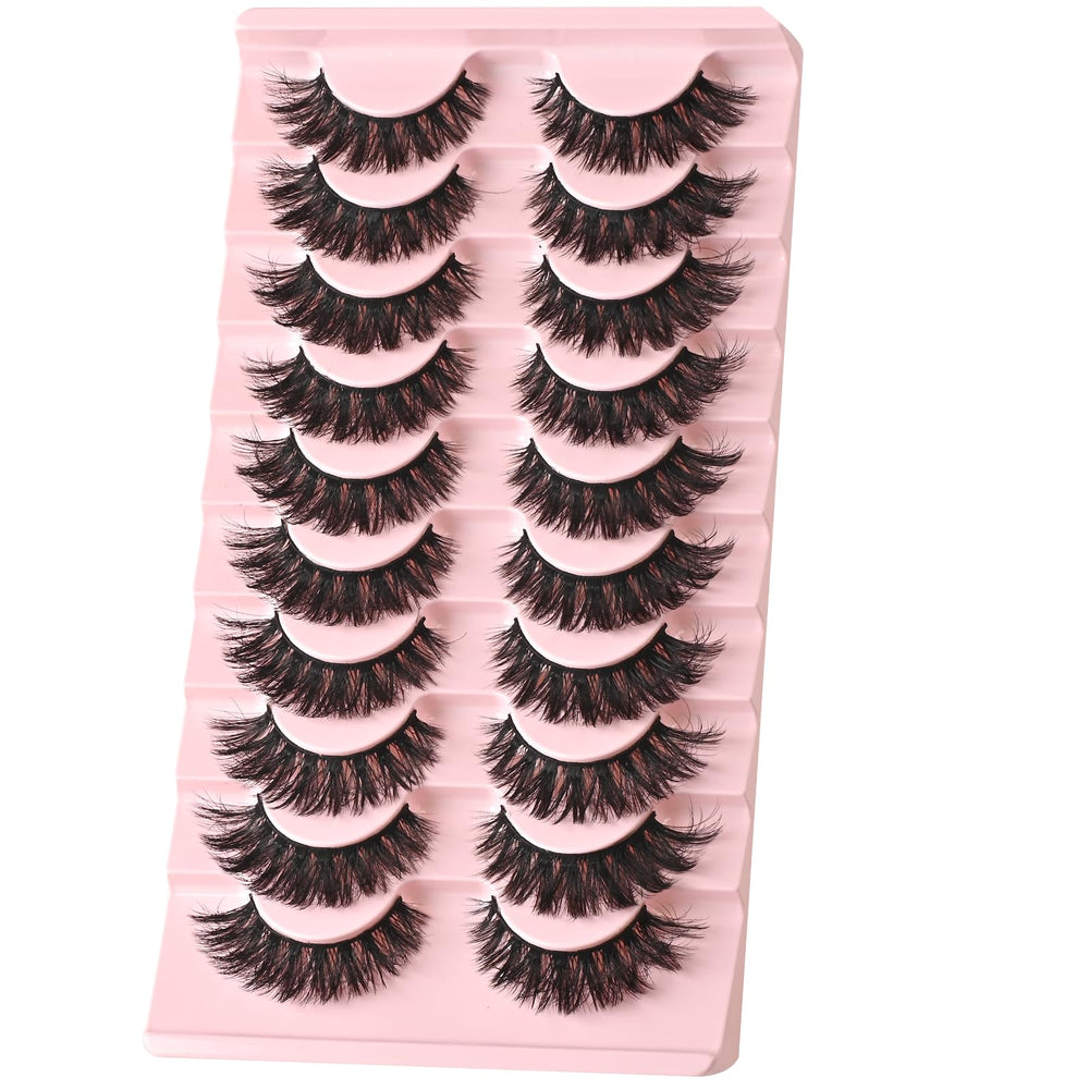 FARRED doll-eye look lashes provide a soft, feminine finish.