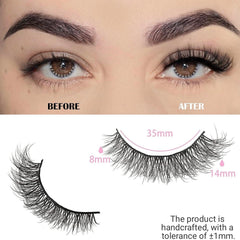 FARRED lashes 14-pair set offers easy application for beginners and pros