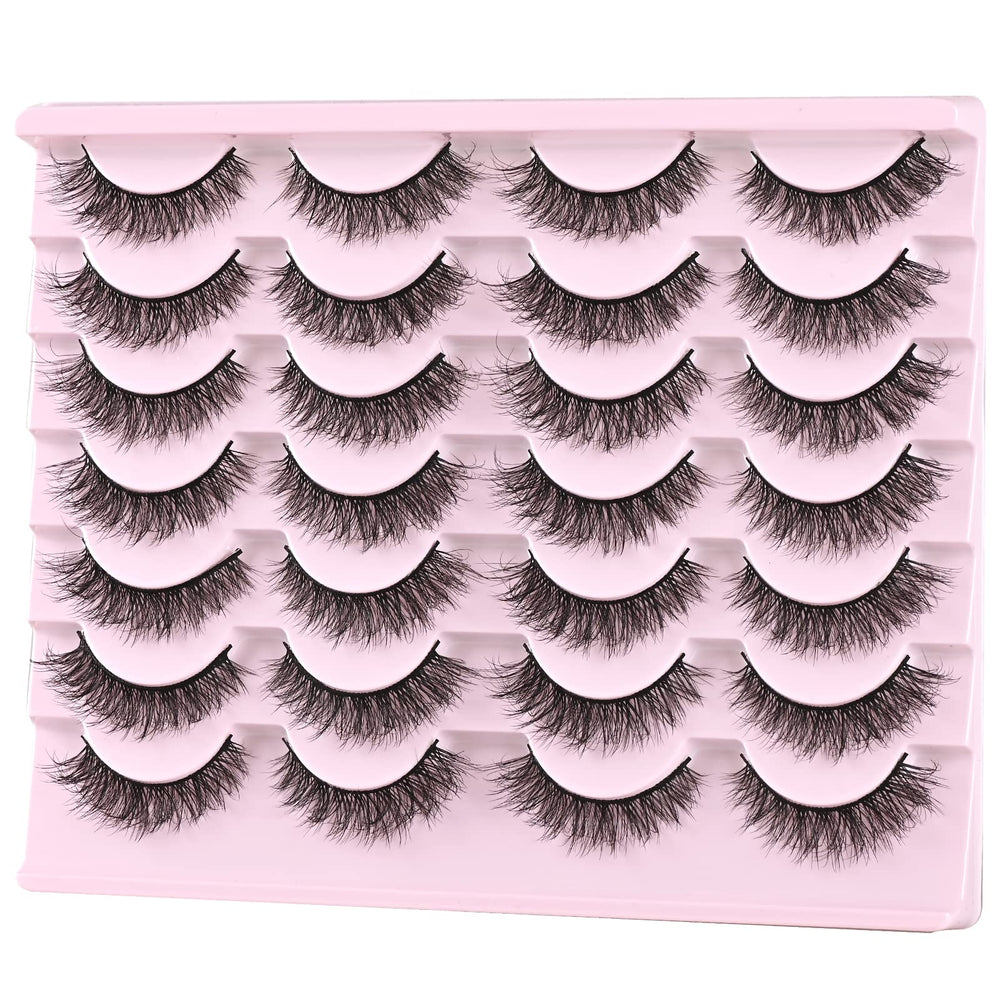 FARRED mink-equivalent lashes with soft cotton band for comfortable wear