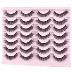 FARRED mink-equivalent lashes with soft cotton band for comfortable wear