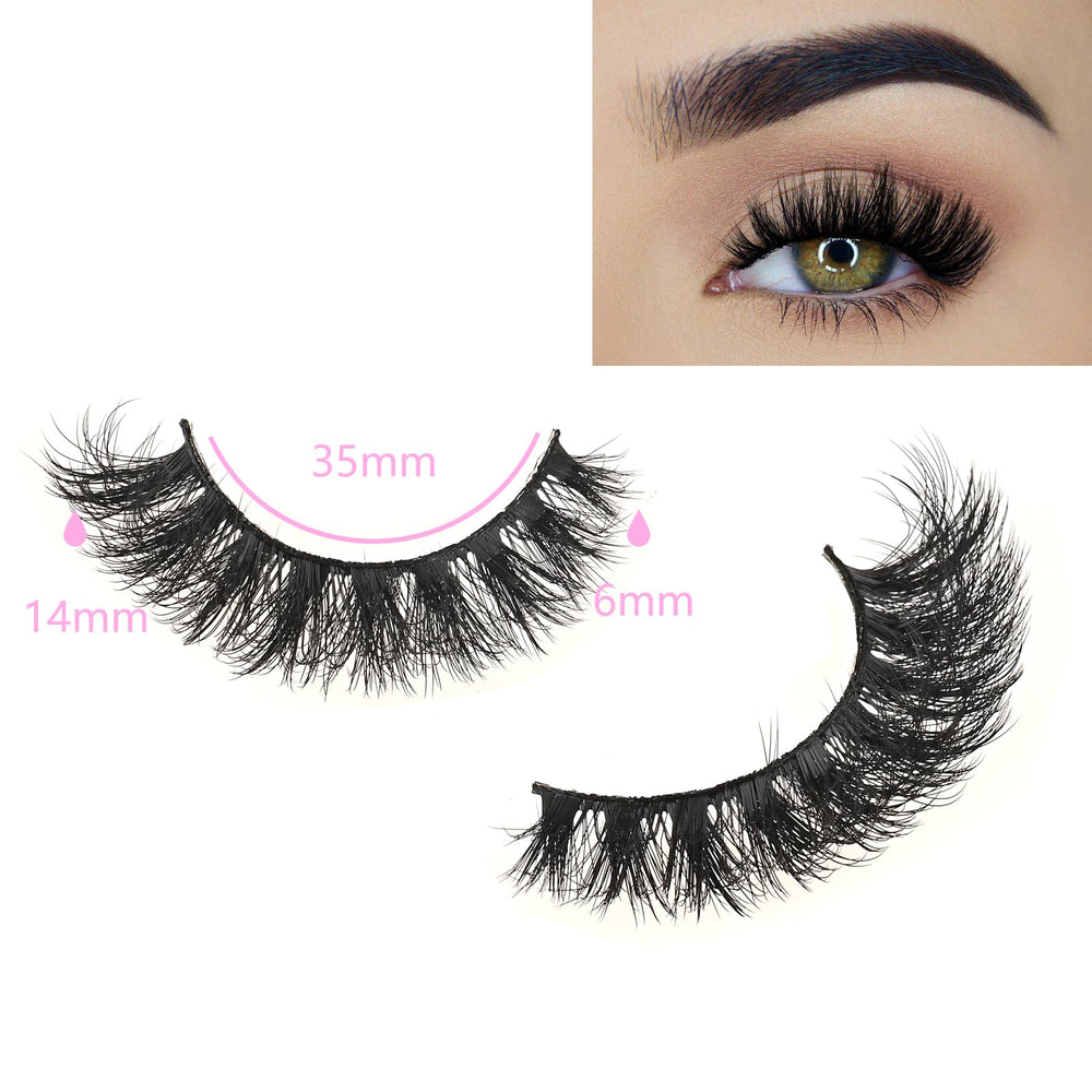 FARRED Wispy Mink Lashes offer feather-light comfort for all-day wear