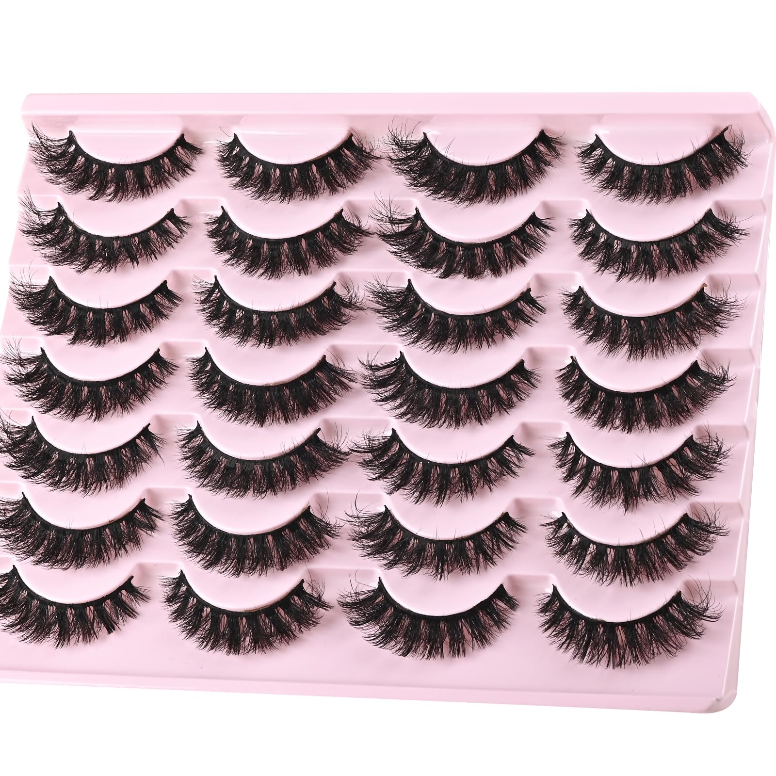 FARRED Wispy Mink Lashes feature mink-like fibers and a thin cotton band