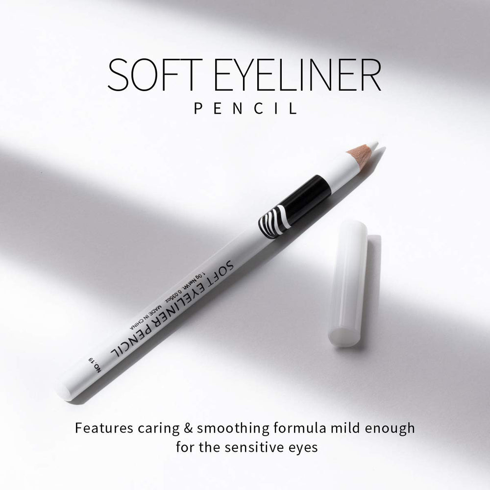 Fashionwu white eyeliner pencils waterproof finish helps makeup stay put