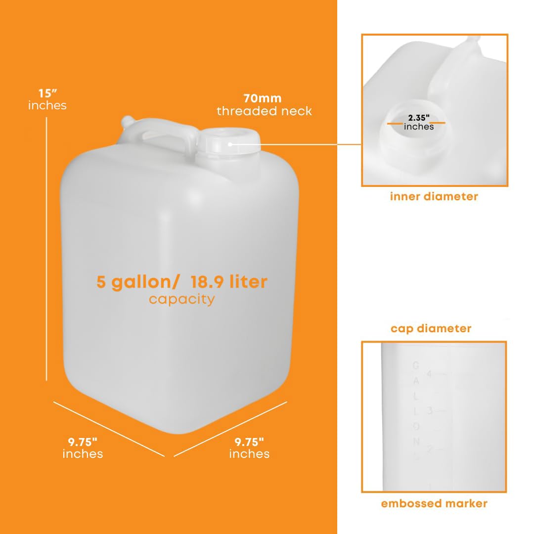FastRack food-grade HDPE container for safe beverages