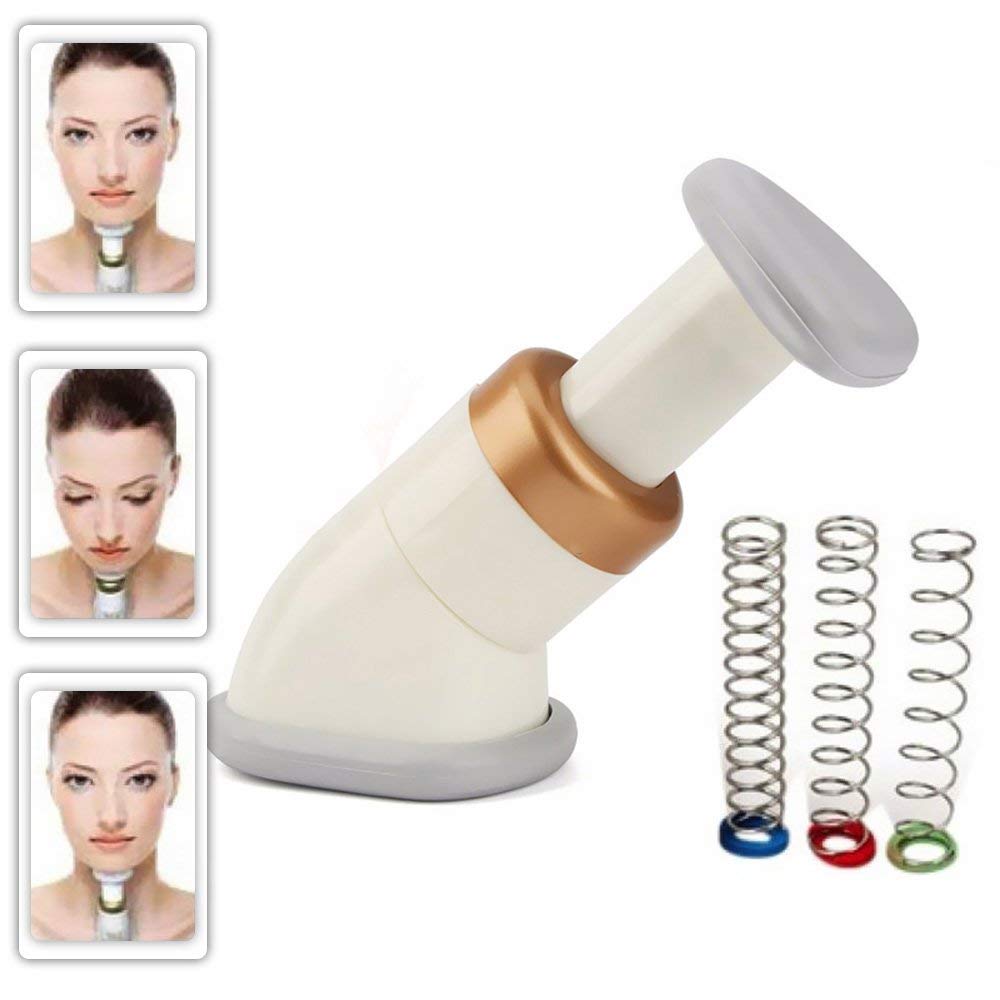 Fat Freezer neck-toning-system close-up highlighting adjustable resistance for neck and jawline.