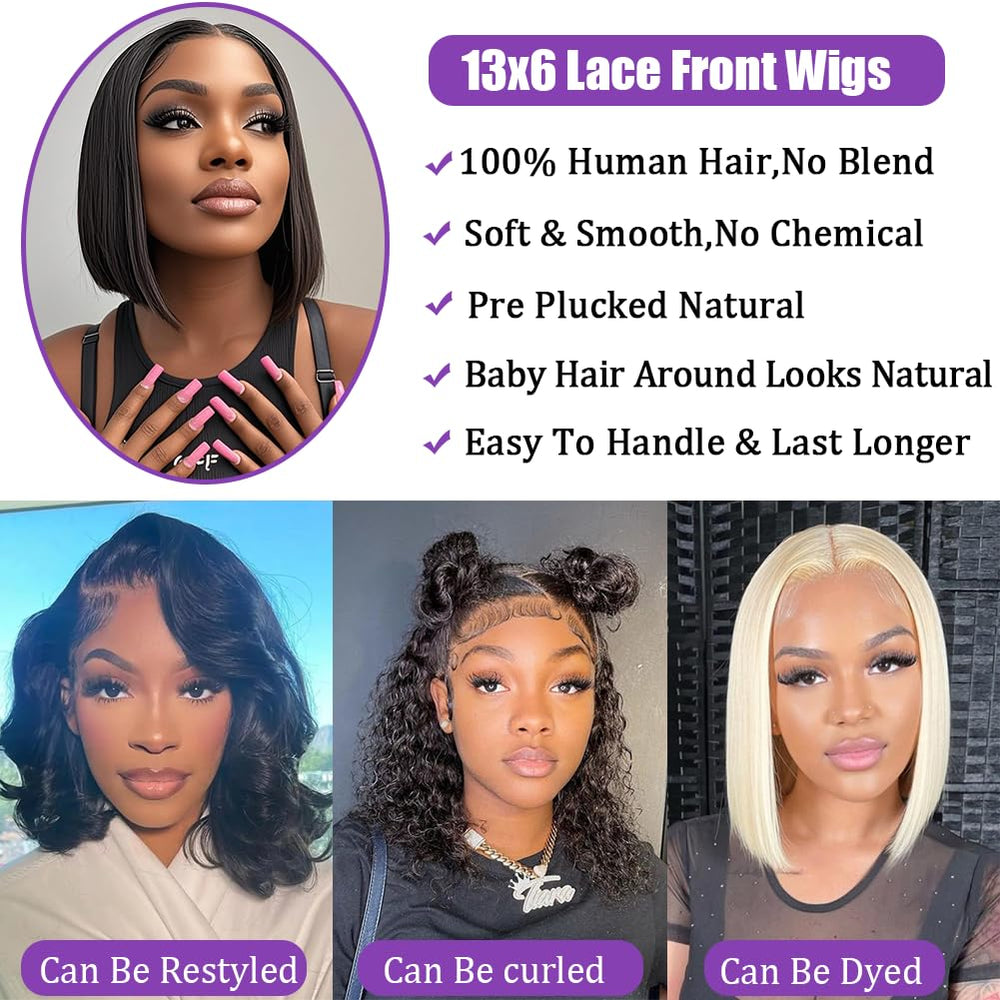 Fatiao 13x6 lace front with bleached knots for a realistic look.