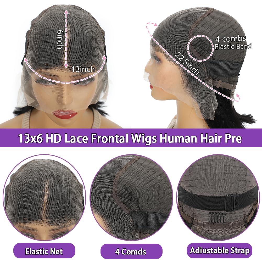 Fatiao pre-plucked natural hairline bob wig for seamless styling.