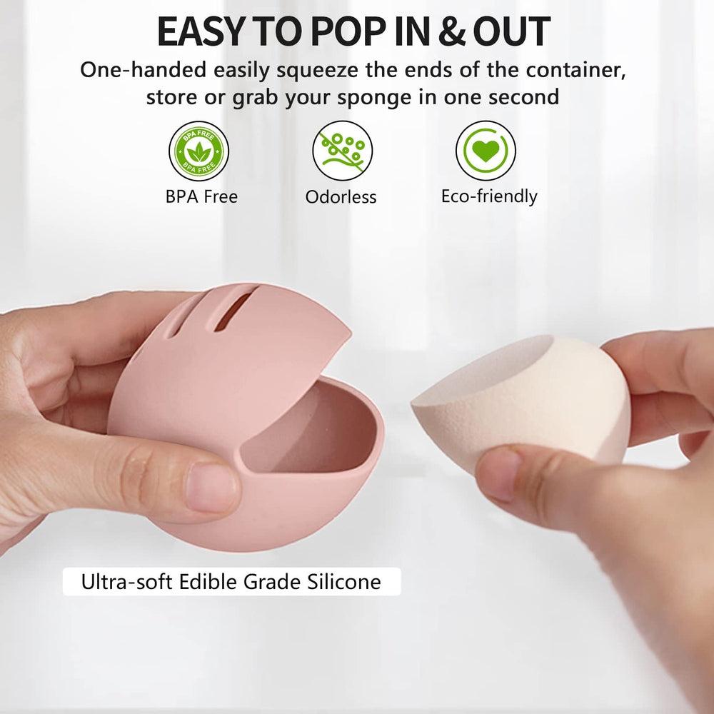 Fauxomor silicone sponge case with ventilated design for quick-dry storage.