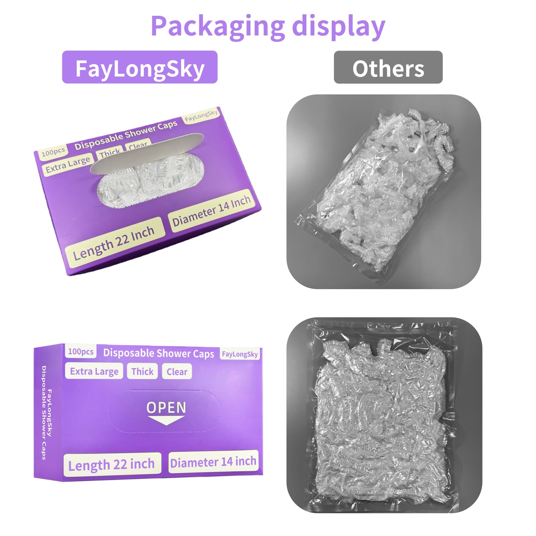 Cubiertas para zapatos FayLongSky desechables, útiles en hoteles y spas.