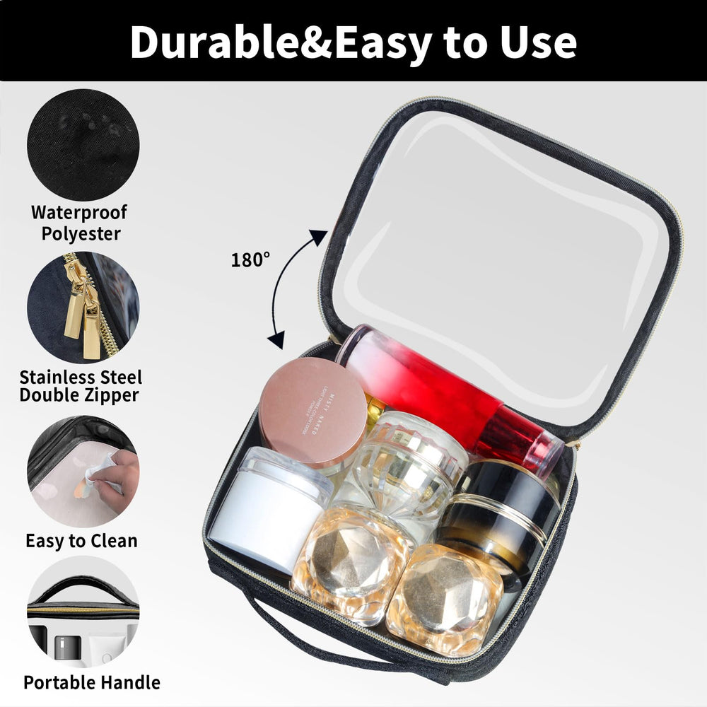 FAYORORY clear bags with handle, lightweight and convenient to carry or hang.