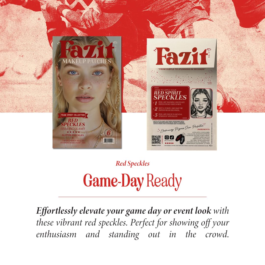 Fazit Makeup Patches detalles brillantes: realza maquillaje con toque glam.