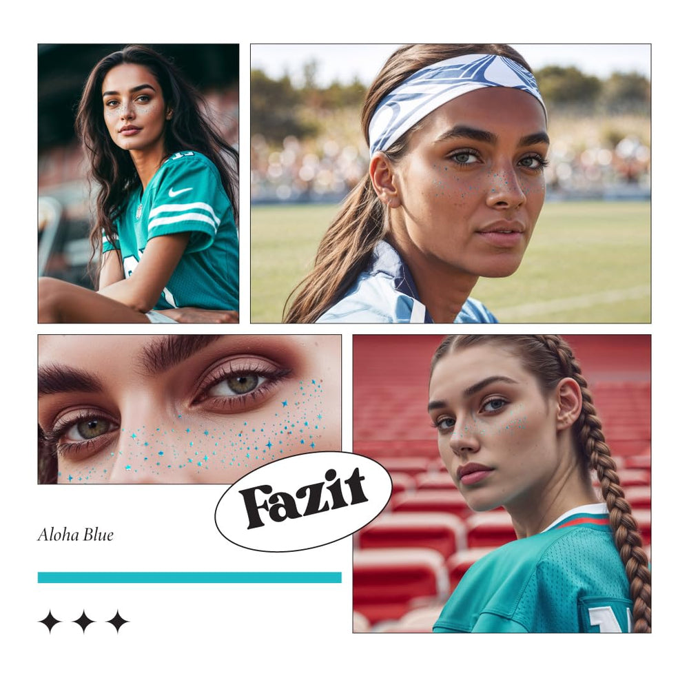 Parches brillos para fiestas Fazit Aloha