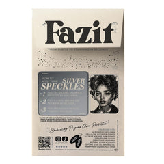 Parche Fazit con puntos plateados para un look luminoso.